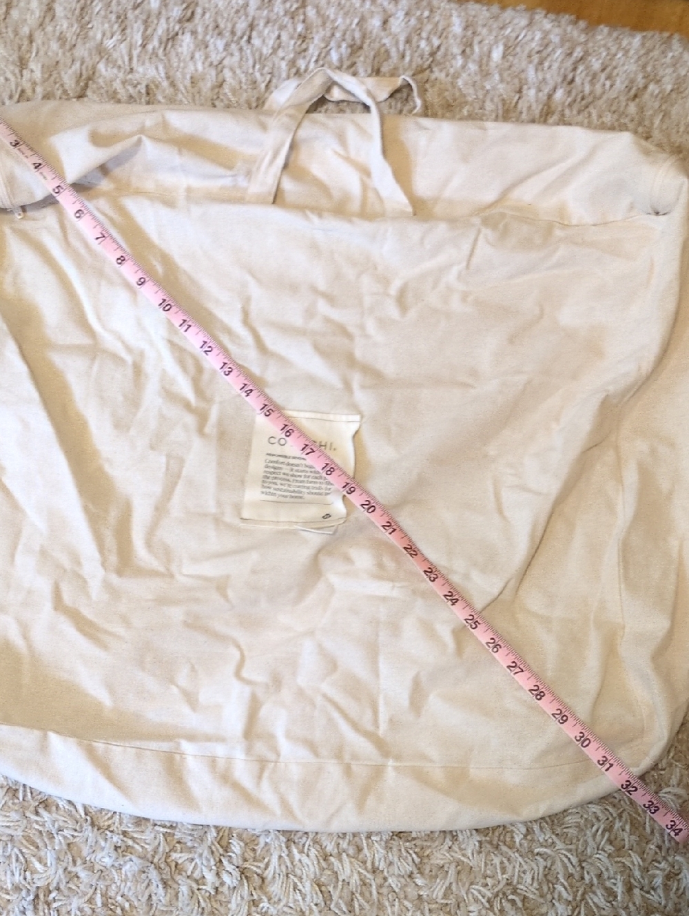 Extra Large Storage Bag & Tote Organic Cotton - Picture 5 of 6